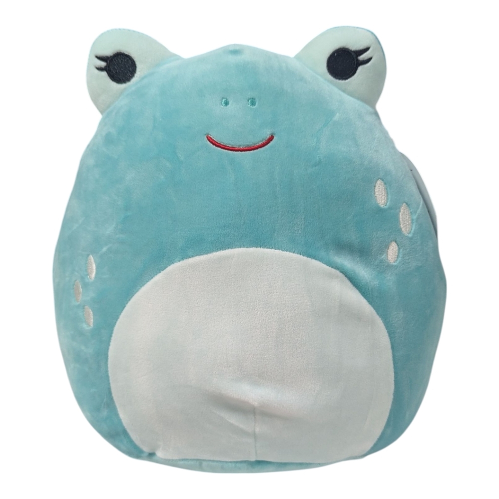 Squishmallows Novi Plush Toy Frog Teal Green Blue Soft